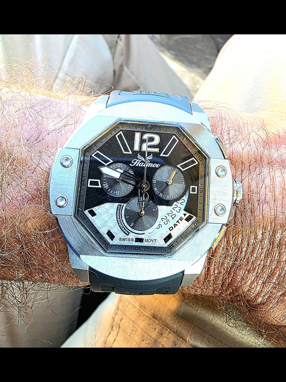Haimov Chronograph Watch (Authenticated by Ebay Services)